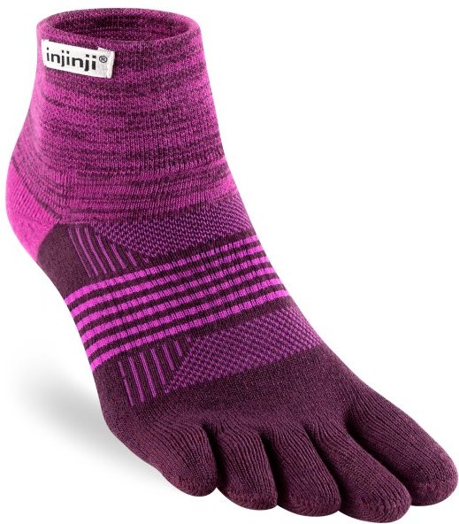 Injinji - Women's Trail Midweight Mini Crew - Wandersocken Gr XS/S lila