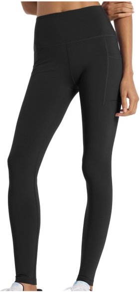 Thumbnail - New Balance - Women's Sleek Pocket High Rise Legging 27'' - Lauftights Gr S schwarz
