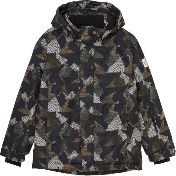 Color Kids - Kid's Ski Jacket AOP - Skijacke Gr 92 grau/schwarz