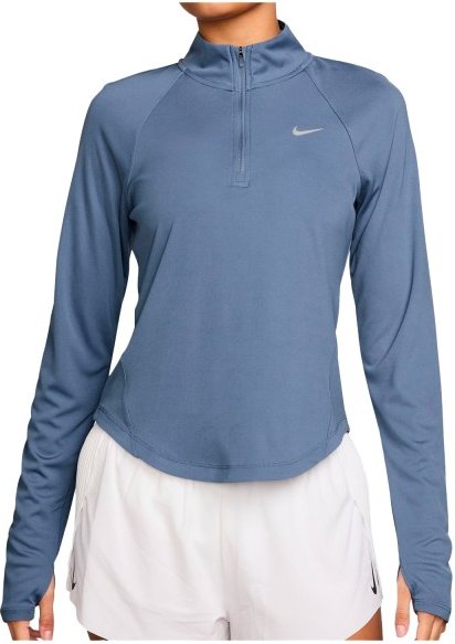 Nike - Women's Tempo Swoosh HBR Dri-Fit Half-Zip Top - Laufshirt Gr L blau
