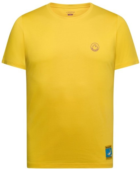 La Sportiva - Climbing On The Moon - T-Shirt Gr M gelb