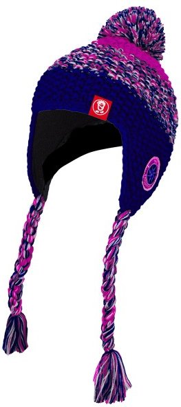 Trollkids - Girl's Borgund Bobble Cap - Mütze Gr 52-56 cm - 6-12 Years lila