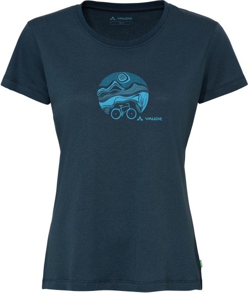 Vaude - Women's Cyclist V - T-Shirt Gr 36 blau