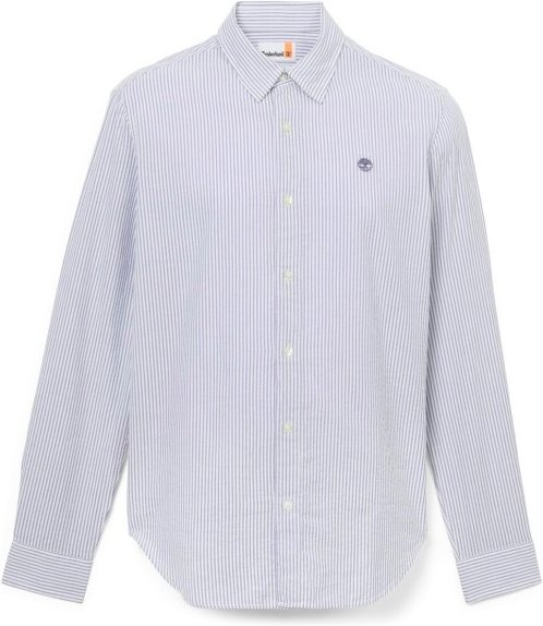 Timberland - L/S Seersucker Striped Shirt Regular - Hemd Gr M weiß