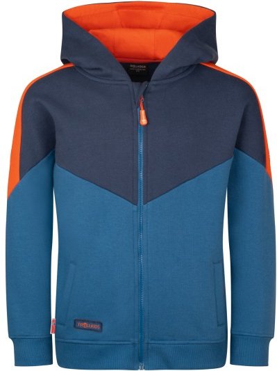 Trollkids - Kid's Flekkefjord Jacket - Sweat- & Trainingsjacke Gr 140 blau