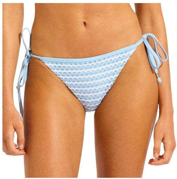 Seafolly - Women's Mesh Effect Hipster Tie Side - Bikini-Bottom Gr 38 orange