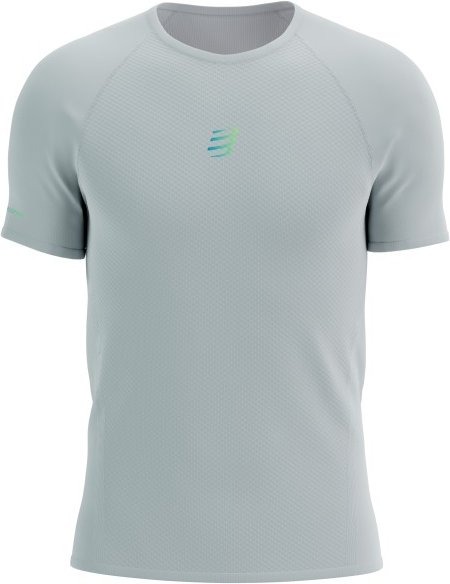 Compressport - Trail Racing S/S T-Shirt - Laufshirt Gr L grau