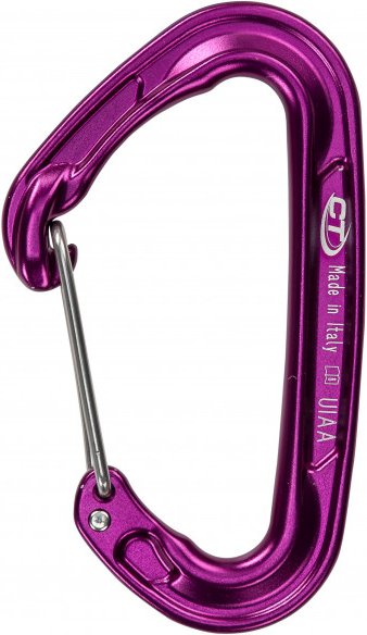 Climbing Technology - Fly-Weight Evo - Schnappkarabiner Gr Single lila/rosa