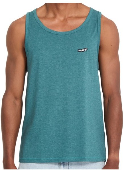 Volcom - Pistol Stone Heather Tank Top - Tank Top Gr S türkis