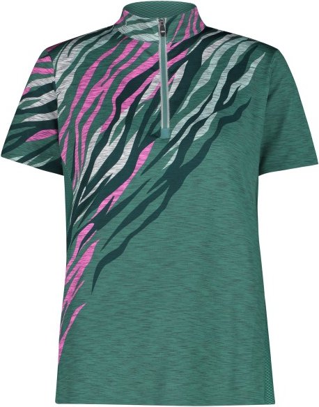 CMP - Women's Melange Stretch T-Shirt Free Bike - Radtrikot Gr 42 türkis
