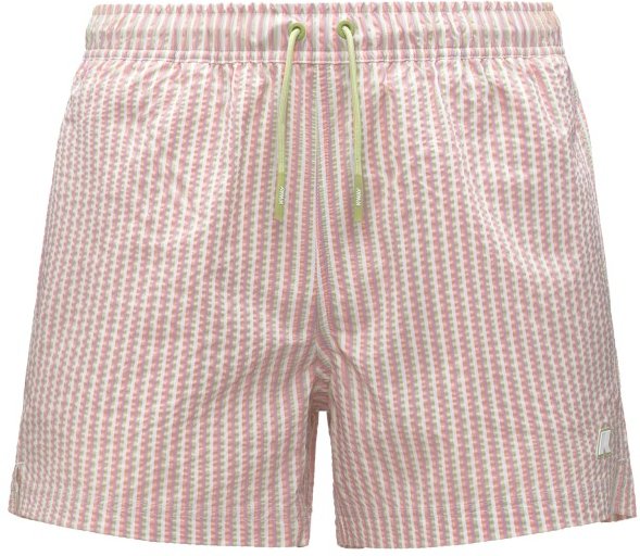 K-Way - Hazel Multistripes Beach - Badehose Gr L rosa