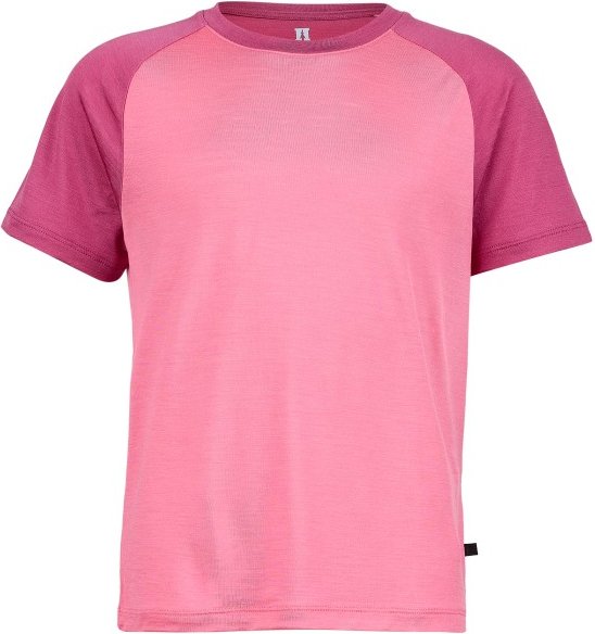 Heber Peak - Kid's MerinoCool165 EvergreenHe. T-Shirt - Merinoshirt Gr 152 rosa