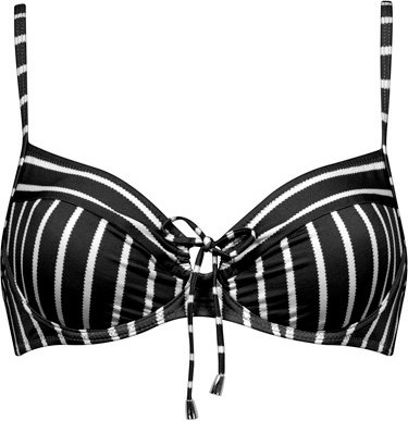 Lidea - Women's Line Up Underwire Bikini Top - Bikini-Top Gr 38 - Cup: E schwarz/grau