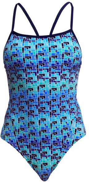 Funkita - Women's Single Strap One Piece - Badeanzug Gr 38 blau