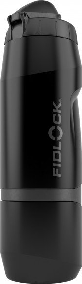 Fidlock - Twist Bottle 800 + Bike Base - Fahrrad Trinkflasche Gr 800 ml schwarz/grau