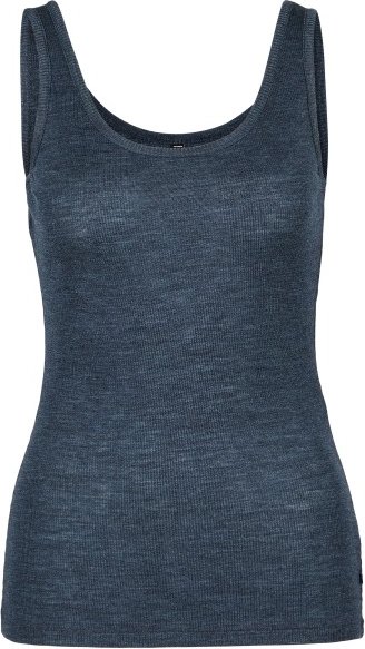 Stoic - Women's MerinoRib RonnebySt. Tank - Merinoshirt Gr XL blau