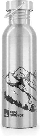 Bergfreunde - Stainless Steel Bottle 750ml - Trinkflasche Gr 750 ml grau