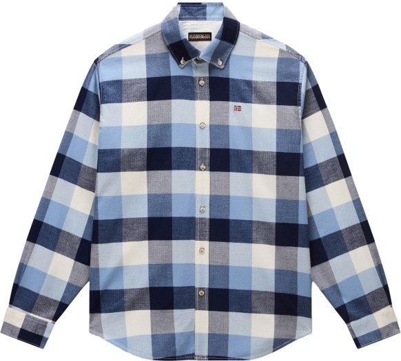 Napapijri - G-Trekking 3 - Hemd Gr S grau/blau