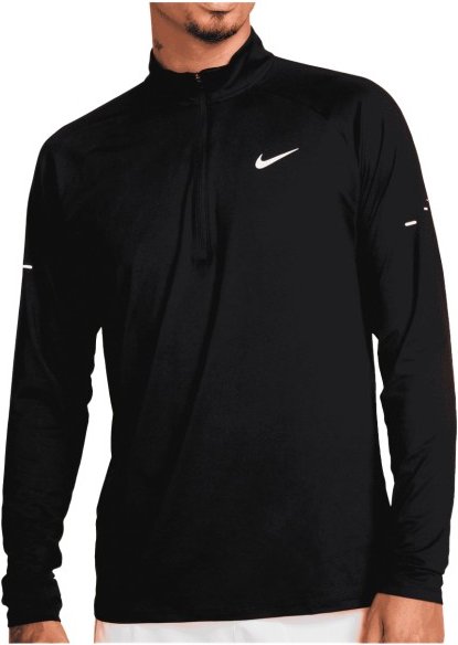 Nike - Stride Dri-Fit 1/2-Zip Midlayer Running Top - Laufshirt Gr L schwarz