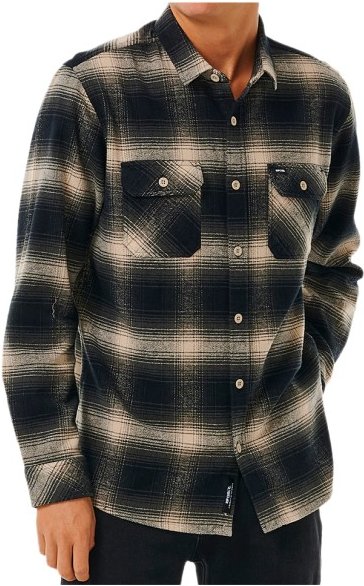 Thumbnail - Rip Curl - Count Flannel Shirt - Hemd Gr XXL schwarz