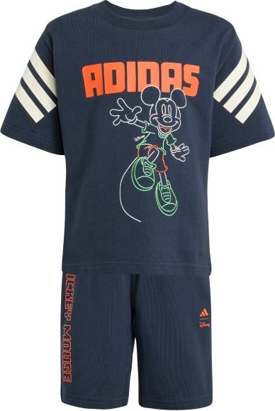 adidas - Kid's Adidas Disney Mickey Mouse T-Shirt Set - T-Shirt Gr 140 blau