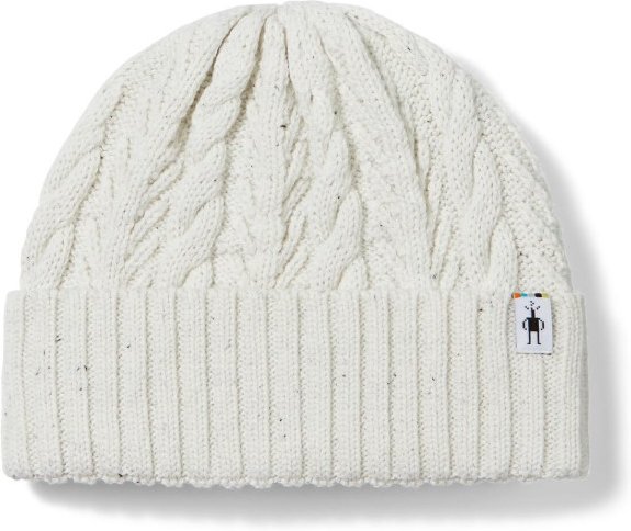 Smartwool - Cable Knit Beanie - Mütze Gr One Size grau/weiß