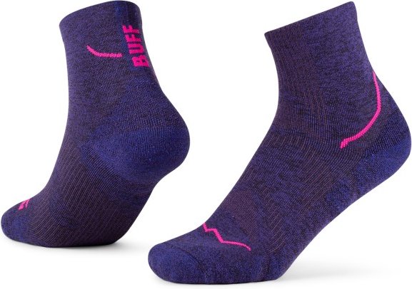 Thumbnail - Buff - Dryflx Quarter Sock - Laufsocken Gr M - EU: 39-41 blau/lila