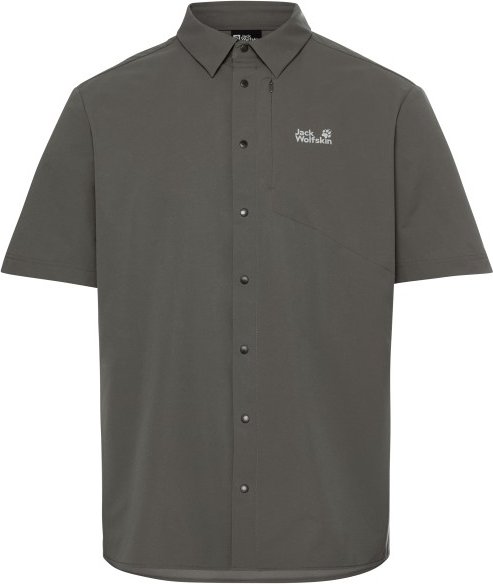 Jack Wolfskin - Prelight Suncool Shirt - Hemd Gr L braun/grau