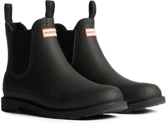 Hunter Boots - Elements Chelsea Insulated Boot - Gummistiefel Gr 45,5 schwarz