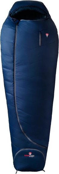 Thumbnail - Grüezi Bag - Biopod Wolle Zero XL - Kunstfaserschlafsack Gr 203 cm Körperlänge blau