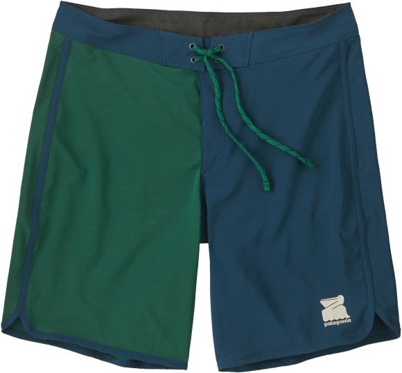 Patagonia - Hydropeak Scallop Boardshorts - Boardshorts Gr 38 - Length: 18'' blau/grün