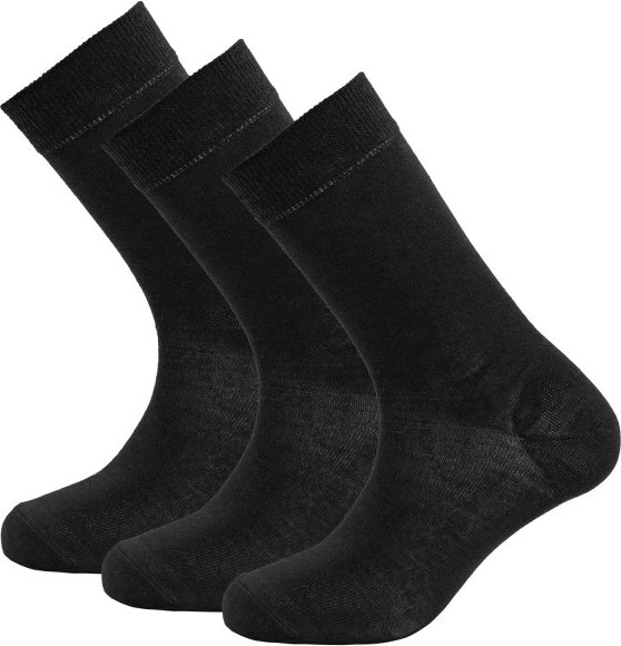 Devold - Daily Merino Light Sock 3-Pack - Multifunktionssocken Gr 41-46 schwarz