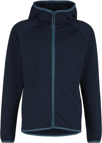 Thumbnail - Heber Peak - Kid's MerinoBlend SaplingHe. Hoody - Zip-Hoodie Gr 152 blau