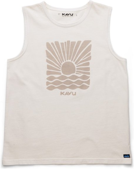 KAVU - Women's Summertown - Tank Top Gr XS grau/weiß