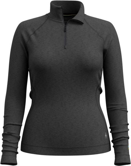 Thumbnail - Smartwool - Women's Classic Thermal Merino BL 1/4 Zip Boxed - Merinounterwäsche Gr XL schwarz/grau