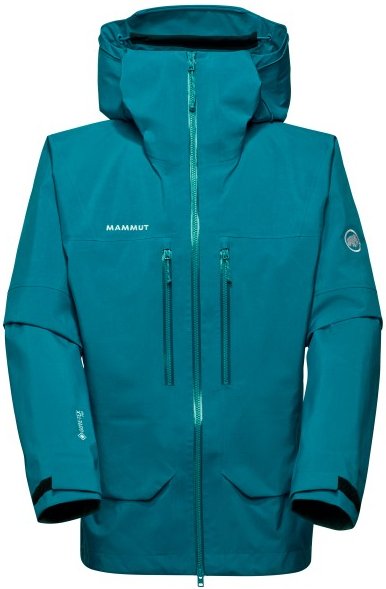 Mammut - Crater Pro Hardshell Hooded Jacket - Regenjacke Gr S türkis