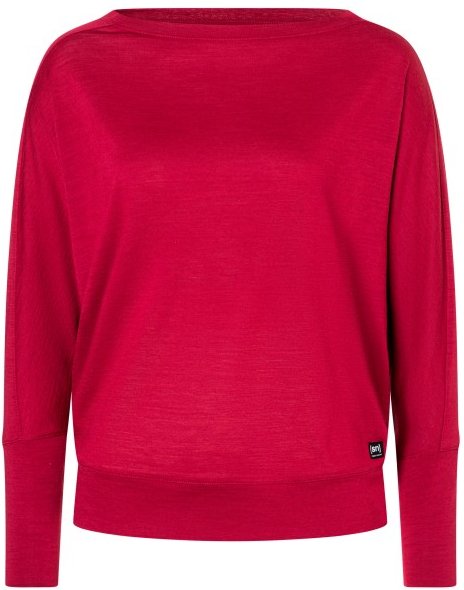 super.natural - Women's Kula Top - Merinopullover Gr XL rot