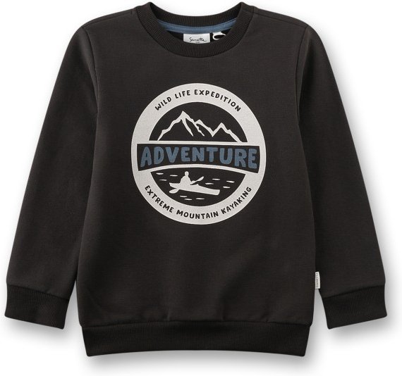 Sanetta - Kid's Sweatshirt 12304 - Pullover Gr 92 schwarz