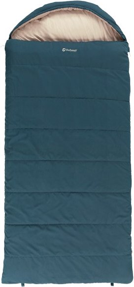 Outwell - Campion Lux - Kunstfaserschlafsack Gr 225 x 85 cm - Bodysize: 195 cm blau