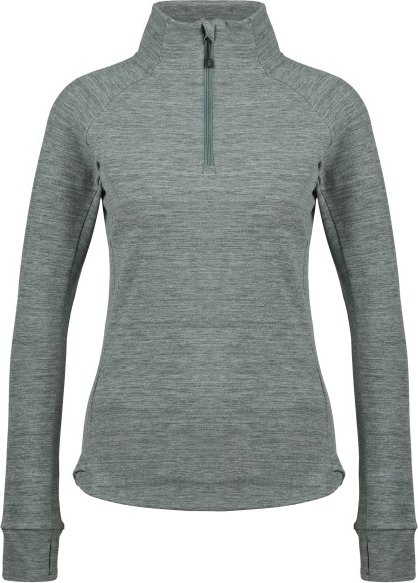 Thumbnail - Heber Peak - Women's TimberHe. Fleece Half Zip - Fleecepullover Gr M grau