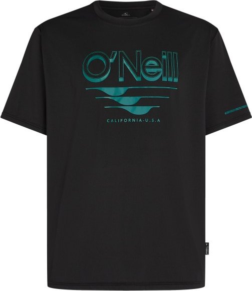 O'Neill - Hybrid UPF Polygiene Graphic T-Shirt - Lycra Gr S schwarz