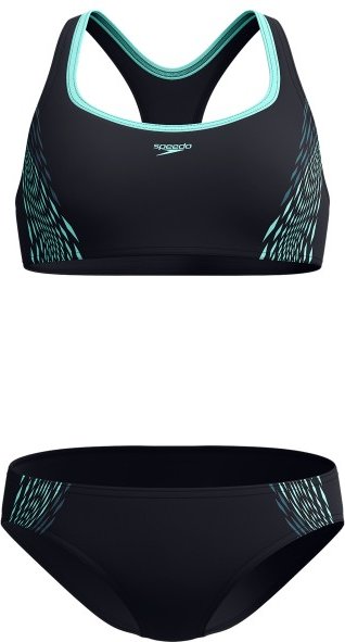 Speedo - Women's Placement 2 Piece - Bikini Gr 34 schwarz