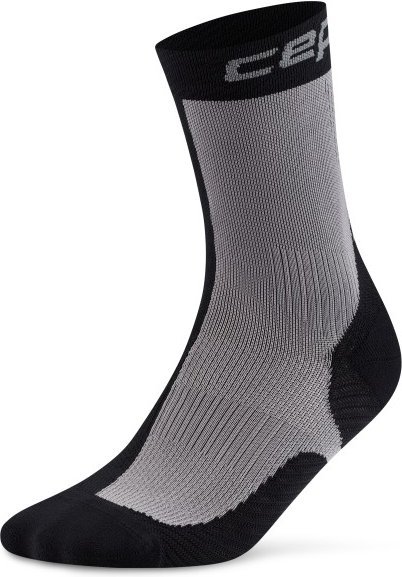 Thumbnail - CEP - Women's Run Edition Half&Half Mid Cut 5.0 - Laufsocken Gr III grau