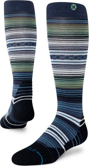 Thumbnail - Stance - Curren Mid Wool Snow - Skisocken Gr M blau