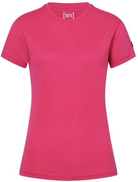 super.natural - Women's Sierra 140 Tee - Merinoshirt Gr XS rosa