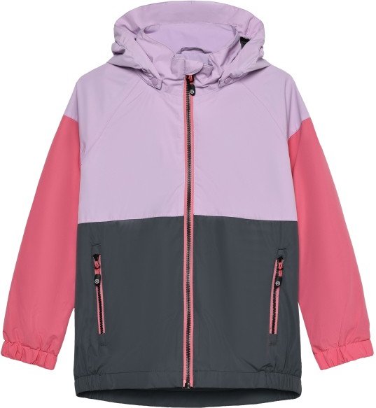 Color Kids - Kid's Jacket Colorblock - Regenjacke Gr 116 lila