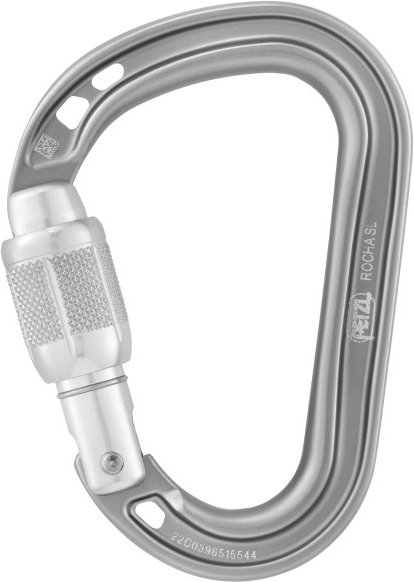 Thumbnail - Petzl - Rocha - Schraubkarabiner grau