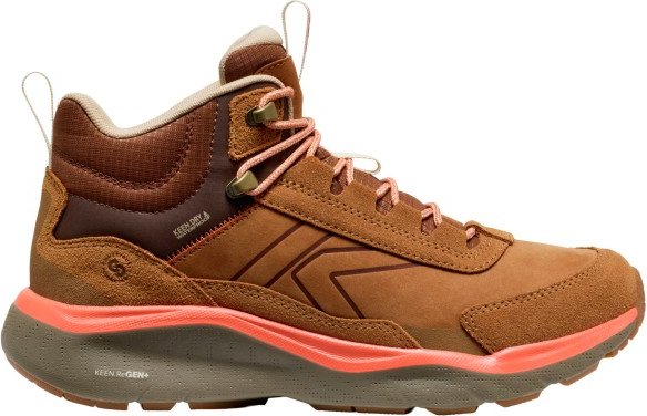 Thumbnail - Keen - Women's Leiki Leather Mid WP - Wanderschuhe Gr 40 braun