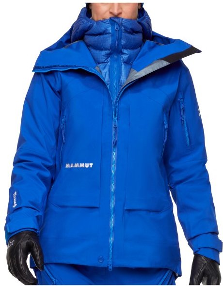 Mammut - Women's Eiger Nordwand Pro Hardshell Hooded Jacket - Regenjacke Gr XS blau