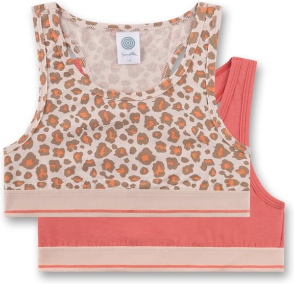 Sanetta - Kid's Doppelpack Bustier 349290 - Alltagsunterwäsche Gr 164 rosa